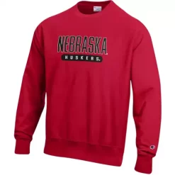 Champion Nebraska Cornhuskers Reverse Weave Crewneck Sweatshirt