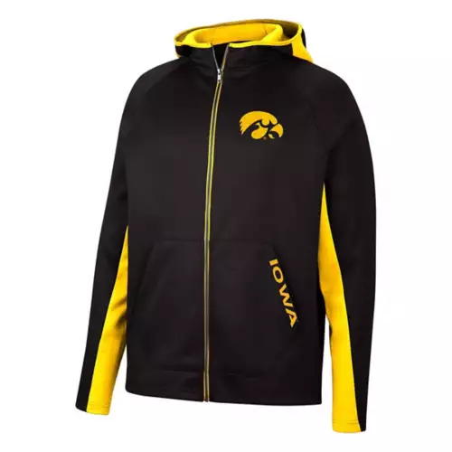 Colosseum Iowa Hawkeyes Beeper Full Zip Hoodie