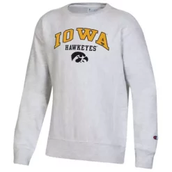 Champion Kids' Iowa Hawkeyes Weave Crewneck
