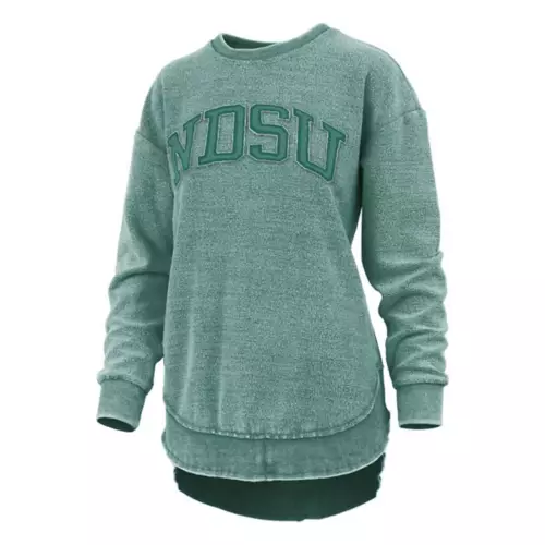 Pressbox Women's North Dakota State Bison Ponchoville Crewneck Sweatshirt