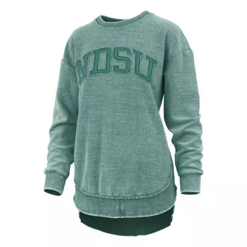 Pressbox Women's North Dakota State Bison Ponchoville Crewneck Sweatshirt - Image 2