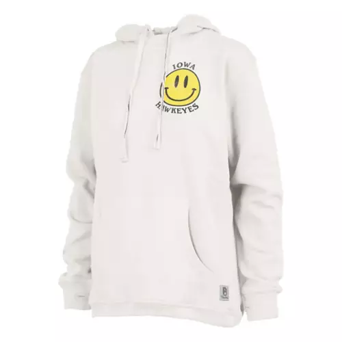 Pressbox Women's Iowa Hawkeyes Smiley Hoodie
