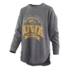Pressbox Women's Iowa Hawkeyes Captain Crewneck Sweatshirt
