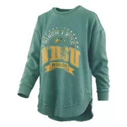Pressbox Women's North Dakota State Bison Captain Crewneck Sweatshirt