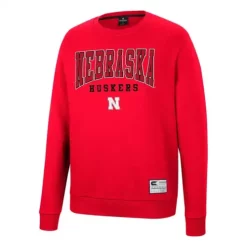 Colosseum Nebraska Cornhuskers Scholar Crewneck Sweatshirt