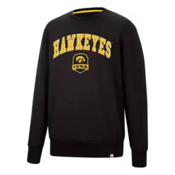 Colosseum Iowa Hawkeyes Effort Crewneck Sweatshirt