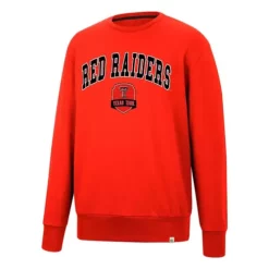 Colosseum Texas Tech Red Raiders Effort Crewneck Sweatshirt