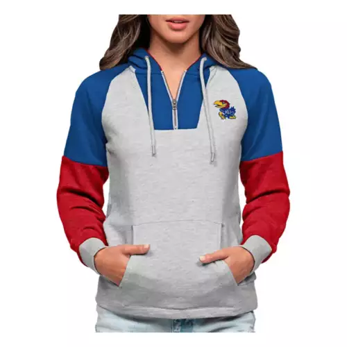 Antigua Women's Kansas Jayhawks Jackpot Hoodie