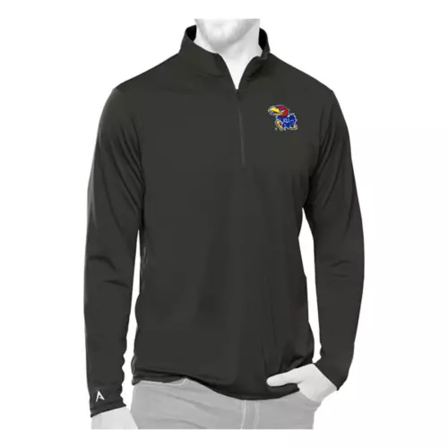Antigua Kansas Jayhawks Tribute Rated 1/4 Zip Top