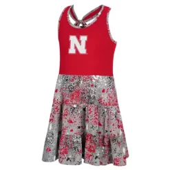 Colosseum Girls' Nebraska Cornhuskers Sweetpea Dress