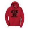Range South Dakota Coyotes Football Arch Hoodie