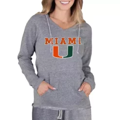 Concepts Sport Women's Miami Hurricanes Mainstream Hoodie