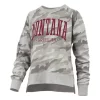 Pressbox Women's Montana Grizzlies Lorenzo Crewneck Sweatshirt
